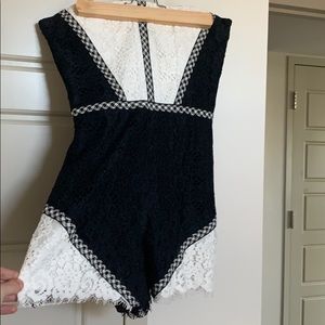 Alexis Lace Romper